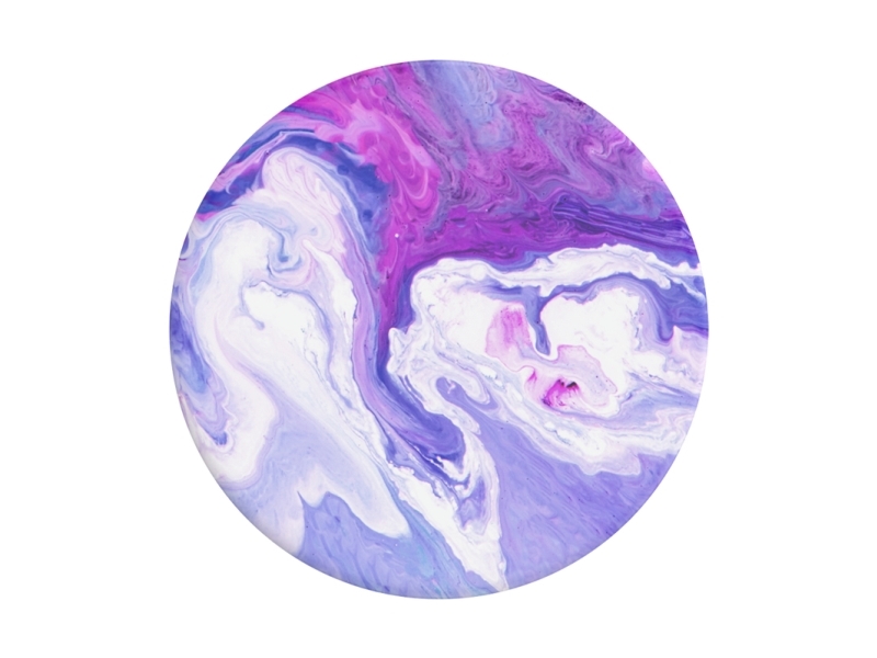 POPSOCKETS Lavender Flow Aftageligt Greb m. Standerfunktion