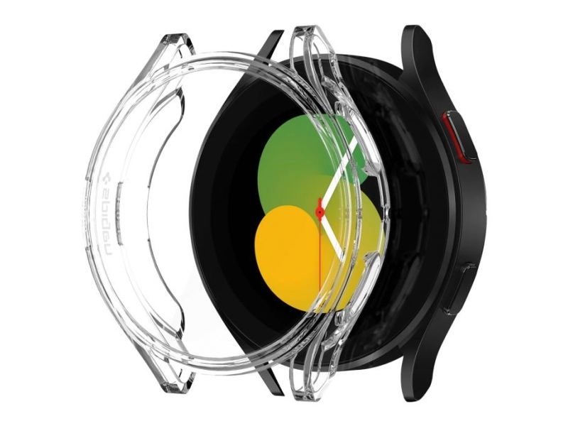 Spigen Ultra Hybrid, Hülle, Smartwatch, Transparent, Samsung, Galaxy Watch 5, Polycarbonat (Pc), Thermoplastische Polyurethane (Tpu)