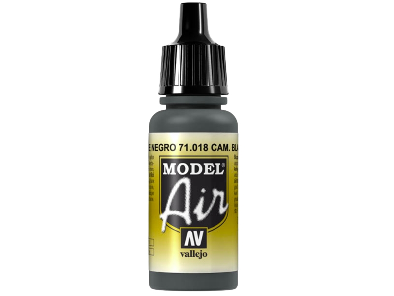 Vallejo 71.018, 17 Ml, Schwarz, Grün, Matte, Flasche
