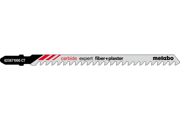 Metabo 623671000, Stiksavklinger, Cement Fiberpanel, Cementbundne Fiberplader, Gipsplade, Karbid, Sort, Grå, Rød, 10,6 Cm, 1,25 Mm