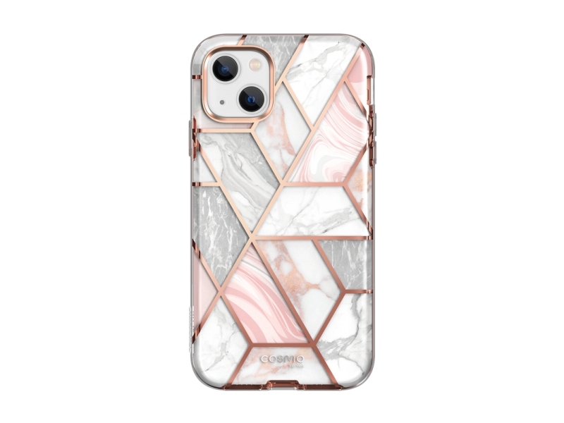 Supcase Cosmo Abdeckung Til Iphone 14 Plus - Rosa Marmor