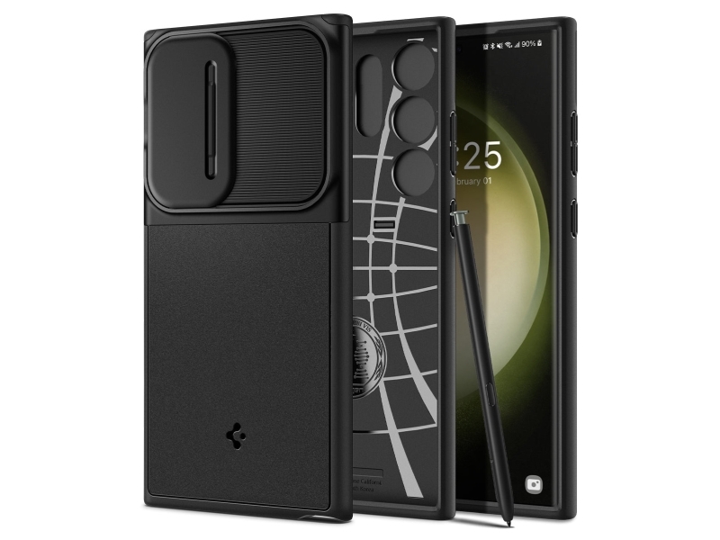 Spigen Acs05639 Omslag Samsung Galaxy S23 Ultra 17 3 Cm 6.8  " Svart