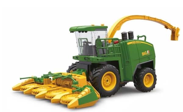 Fjernstyret majs-/foderhøster 1:24 - RC traktor med lys, 2WD, 2,4 GHz
