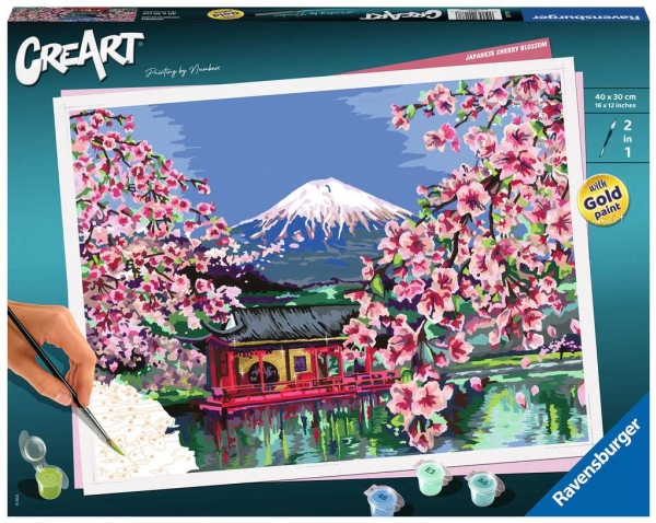 Ravensburger Creart Seria Premium B Konstnar Körsbar I Japan