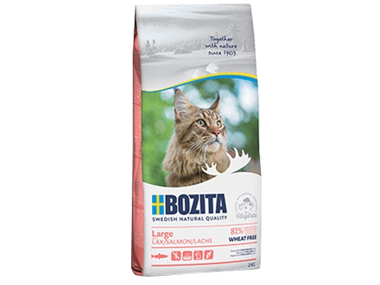 Bozita Large Wheat Free Salmon, Voksen, Kylling, Fisk, 2 Kg, Kornfri