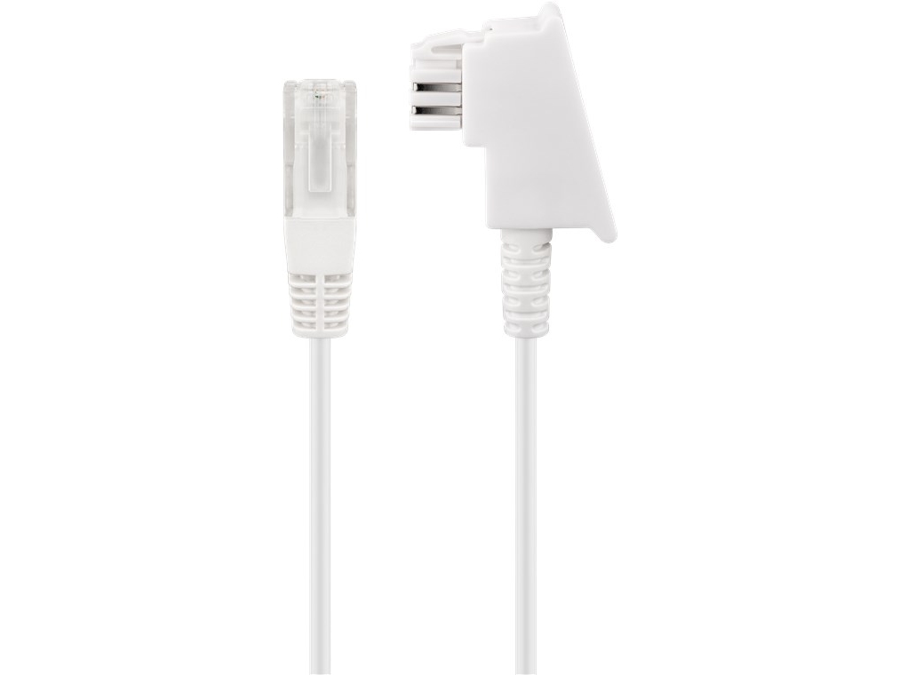 Goobay 60668, 6 M, Tae (F), Rj-45, Stecker, Stecker, Weiß