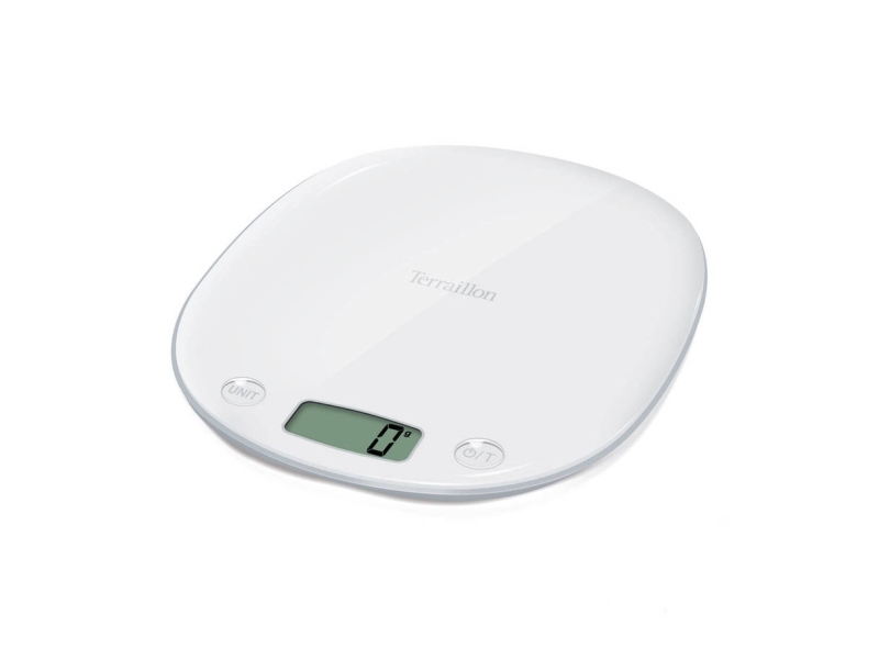 Terraillon Kea35010me Elektronisk Køkkenvægt 5 Kg 1 G Hvid Plast Rektandel