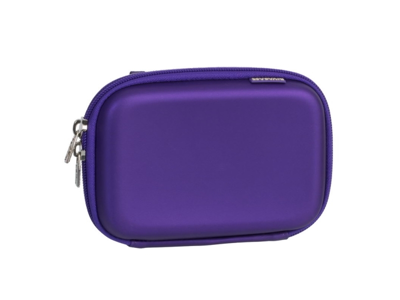Rivacase 9101 (Pu), Etui, Eva (Ethylenvinylacetat), Violet, 2.5", Ridseresistent, Vandtæt, 5 Lommer