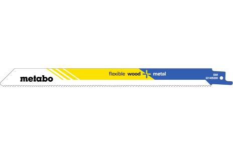 Metabo 631097000, Sticksågsblad, Metall, Trä, Bimetall, Blå, Vit, Gul, 10-14, 1,8 mm | Bajonettsågar | GameStuff