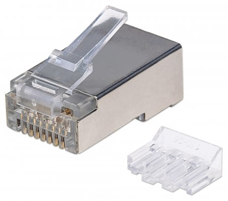 Intellinet 790680, Rj45, Transparent, Hanstik, Lige, Bronze, Polykarbonat (Pc), S/Utp (Stp)