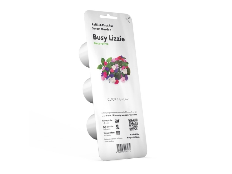 Click & Grow Smart Garden Refill (Busy Lizzie) 3pk
