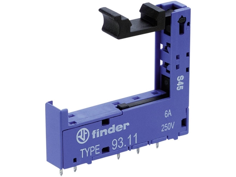 Finder 93.11 Relais-Sockel Mit Haltebügel Passend Für Phoenix Contact Serie Emd-Sl Finder 34.51/34.81 (L X B X H) 33 X 6,2 X 28,35 Mm 1 Stk