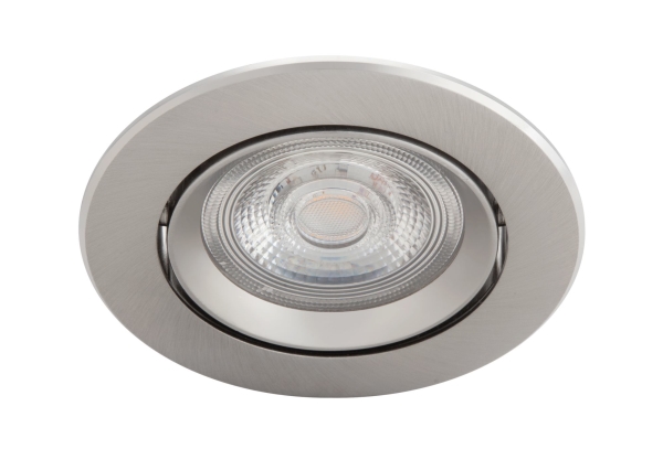 Philips Funktionell Sparkle infälld lampa, Nedtryckbar spotlight, Glödlampan/-lamporna kan inte bytas ut, LED, 2700 K, 350 LM, Nickel | Belysning - Inomhusbelysning - Inbyggd spotlight | GameStuff