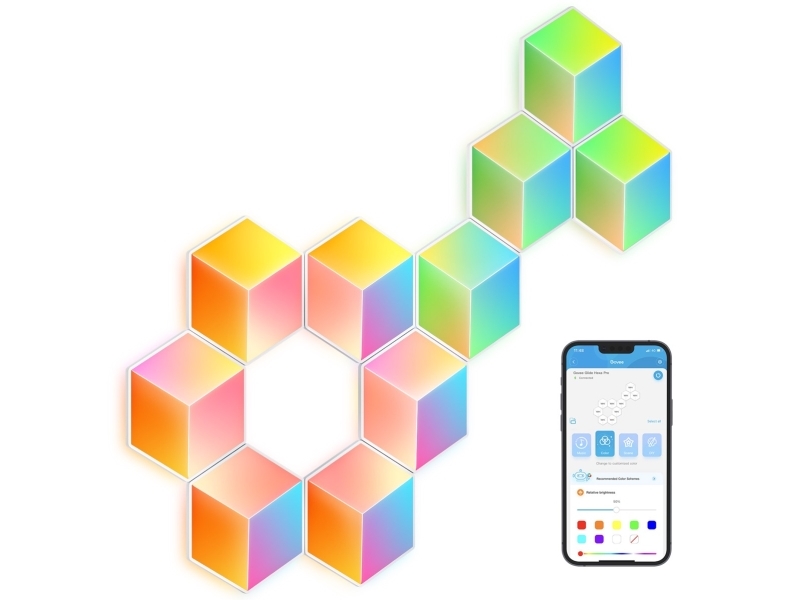 Govee Glide Hexa Pro LED Light Panels 10 Pack