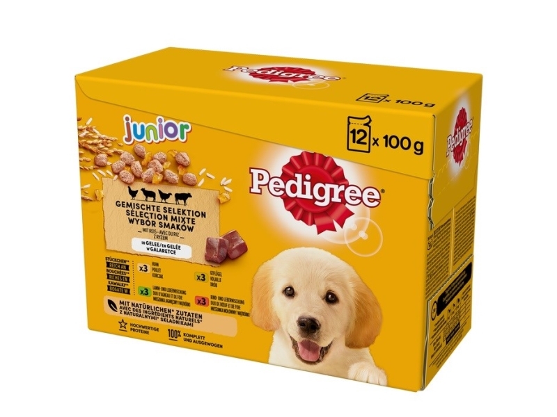 Pedigree Junior Selection Mix Vådt Hundefoder 12x100