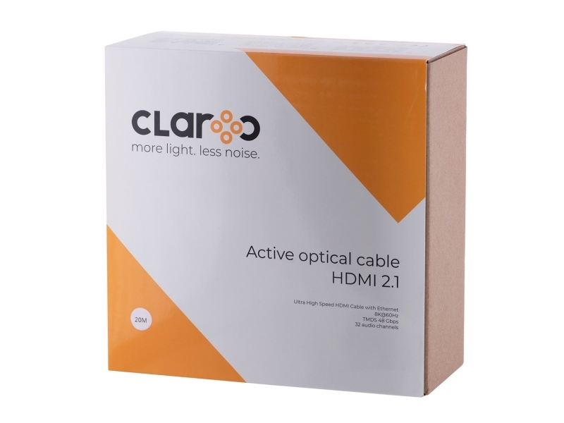 Claroc Kabel Hdmi 2.1 Aoc, M/M, 4K@120Hz, 8K@60Hz, 20M, Fen-Hdmi-21-20M