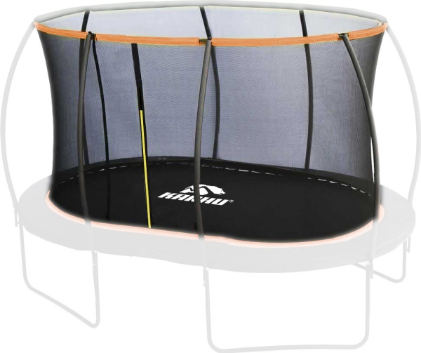 KARHU Blackline Oval trampolin reserve net 3,66 x 2,4