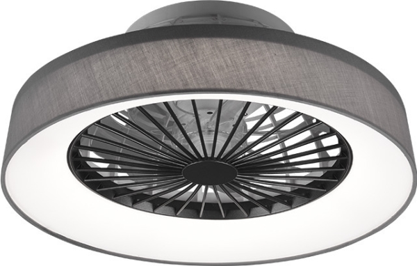 Trio Farsund Led Flaktarmatur 47 Cm 30 W Grå