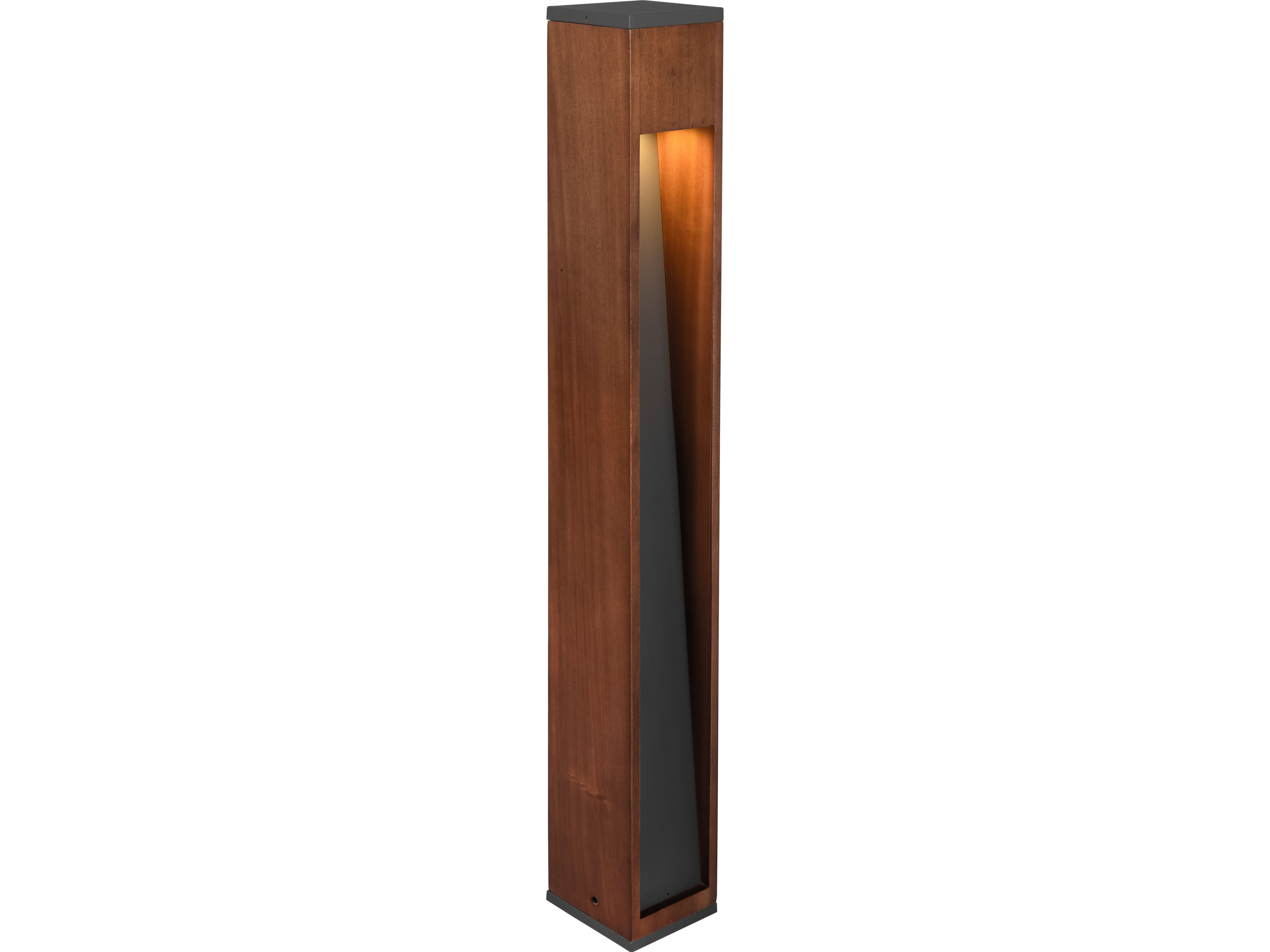 Trio stående udendørs have-lampe CANNING 409660130 - træhus - udendørs søjlearmatur IP44 (drevne)