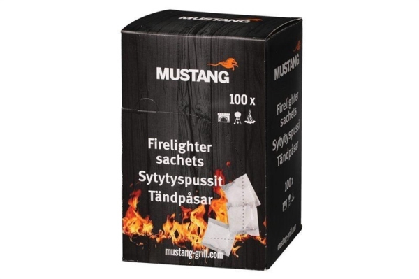 Mustang FIRELIGHTER BAG odorfree 100 stk