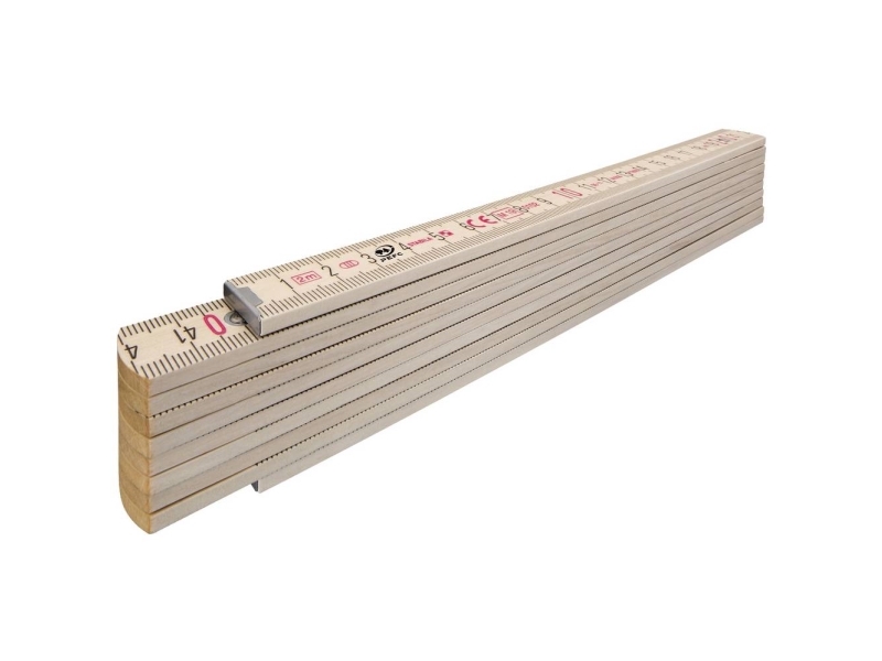 Stabila Holz-Gliedermaßstab Type 400 14348 Målestok 2 M Bøgetræ
