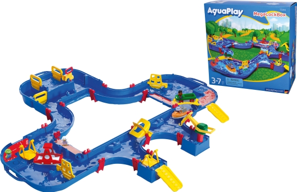 Aquaplay MegaLockBox, Vattenkanalleksak, 3 År, Blå, Multifärg | Alla Playmobil | GameStuff