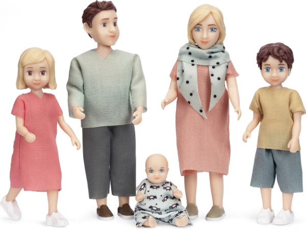 Puppen-Set Familie Charlie