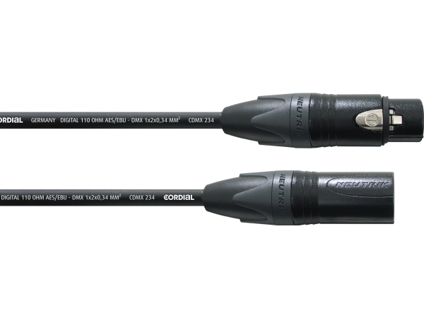 Cordial Aes/Ebu Xlr - Xlr -Kaapeli, 10 M