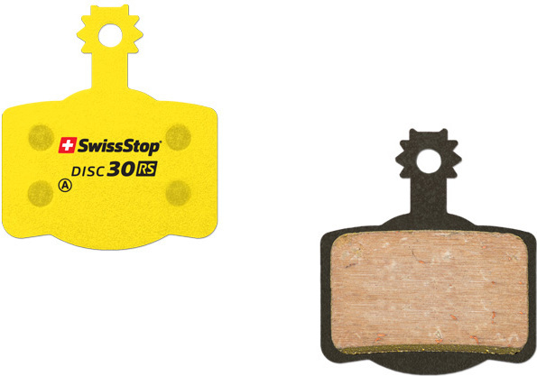 Swissstop Scheibenbremsbelag Disc 30 Rs Magura Mt 2, Mt 4, Mt 6, Mt 8, Campagnolo Road Disc Organic Belag Stahlplatte 1 Satz (2 Beläge)