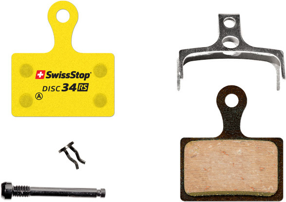 Swissstop Scheibenbremsbelag Disc 34 Rs Shimano Dura Ace Br-R9170, Ultegra Br-R8070, 105 Br-R7070, Tiagra Br-4770, Grx Br-Rx810, Grx Br-Rx400, Br-Rs8