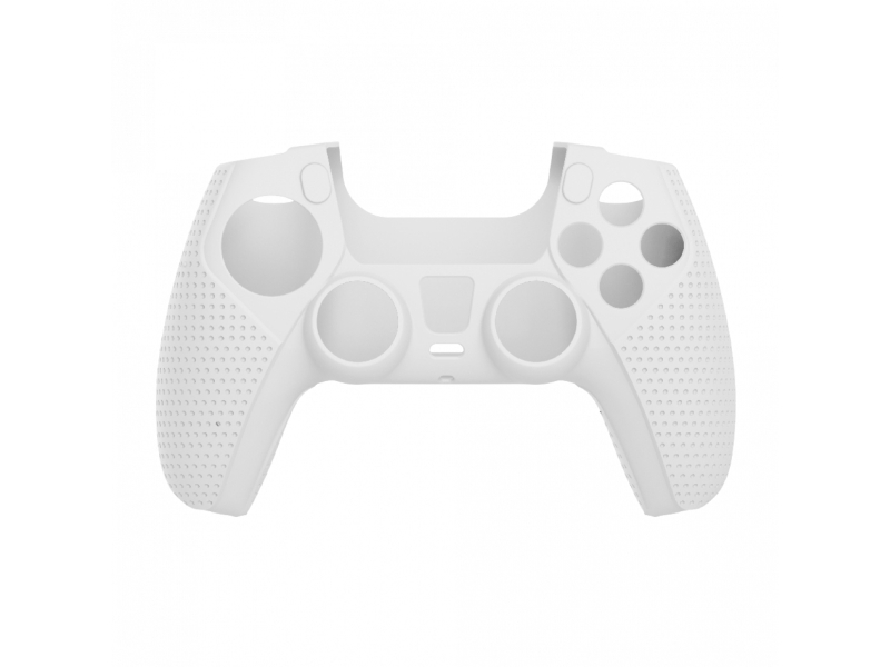 White Shark Body Lock, Playstation 5, Etui Til Spillekontrolenhed, Hvid, Silikone, Sony, 1 Stk