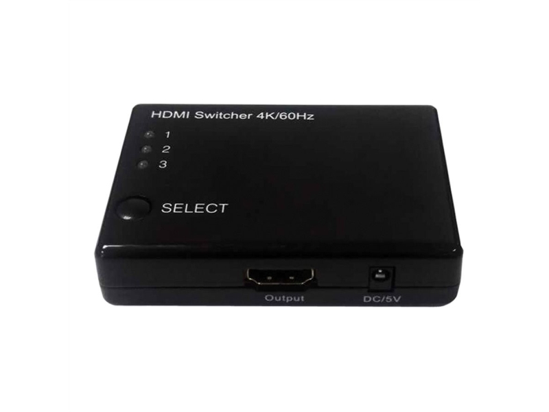 ROLINE 14.01.3575, HDMI, Sort, 3840 x 2160, 2160p, 3840 x 2160 pixel, 80 mm
