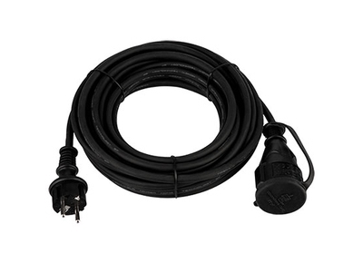 REV 0065109, 10 m, Sisä- ja ulkotila, Suora, IP44, 1,5 mm², Kumi