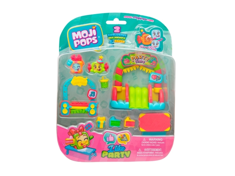 Magicbox Moji Pops I Like Party, Action/Eventyr, Flerfarvet