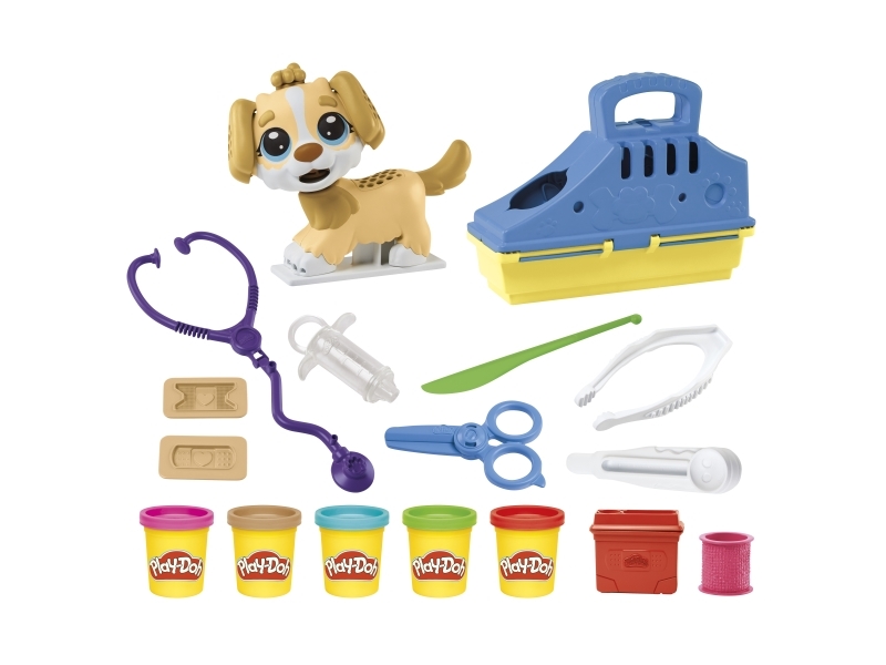 Play-Doh Care N Carry Vet Playset | Leksaker - Kreativitet - Spela degen | GameStuff