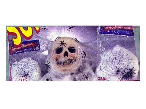 Halloween Spindelvæv, Hvid (20G)