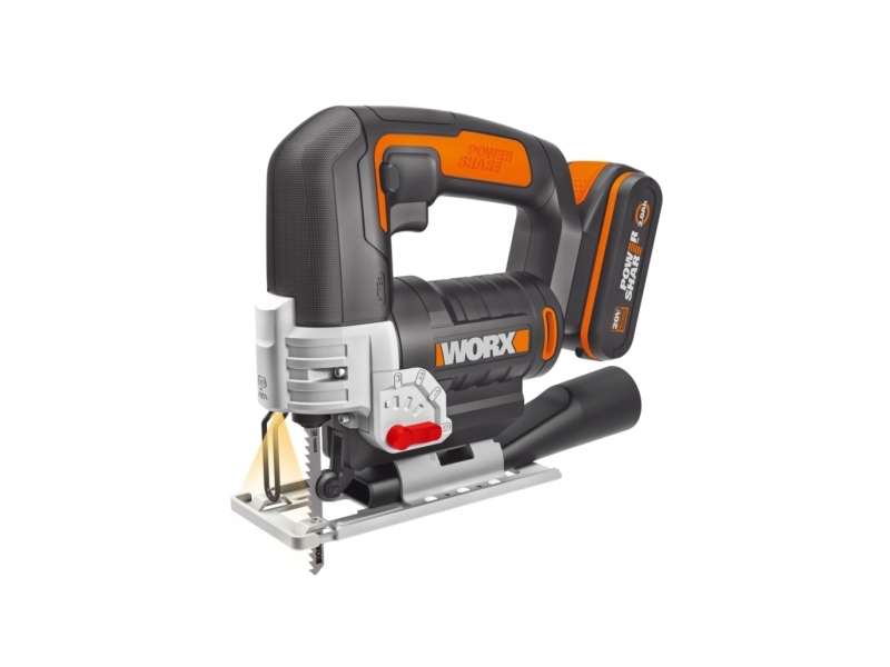 WORX WX543, Øverste håndtag, Sort, Orange, Batteri, 18 V, 18 V | Elverktyg - DIY - Akku Verktyg - Sticksåg | GameStuff