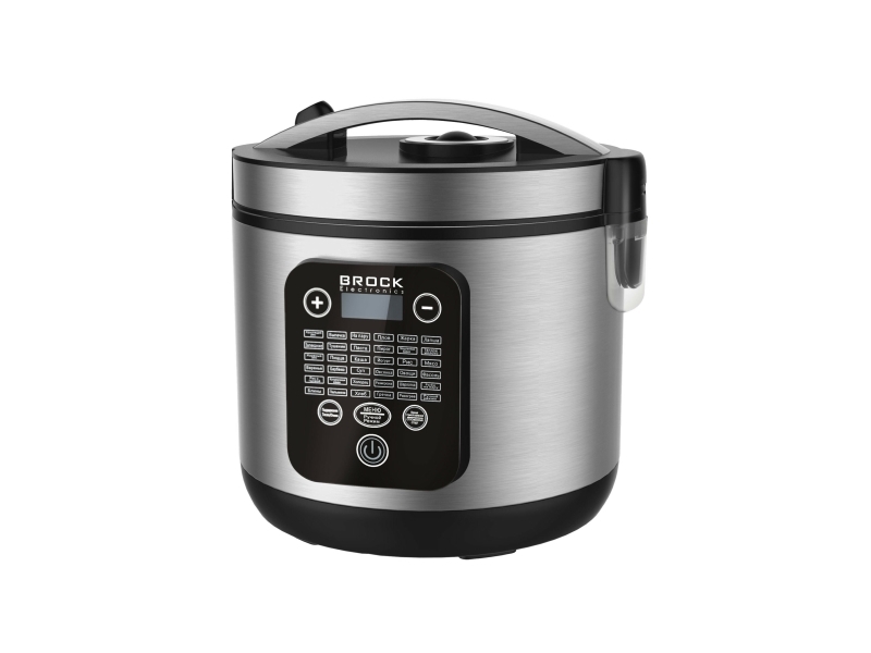 Brock Electronics MC 3601, 5 l, 700 W, 24 h, Satinstål, Rostfritt stål, Keramiska