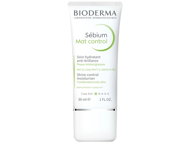 Bioderma Sebium Mat Control Shinecontrol Moisturiser 30ml Mattifying Moisturizing Cream Against Skin Shine And Enlarged Pores