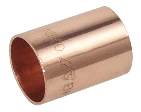 Kobber muffe skjøtestykke serie 5000 28 mm (5270028000000)