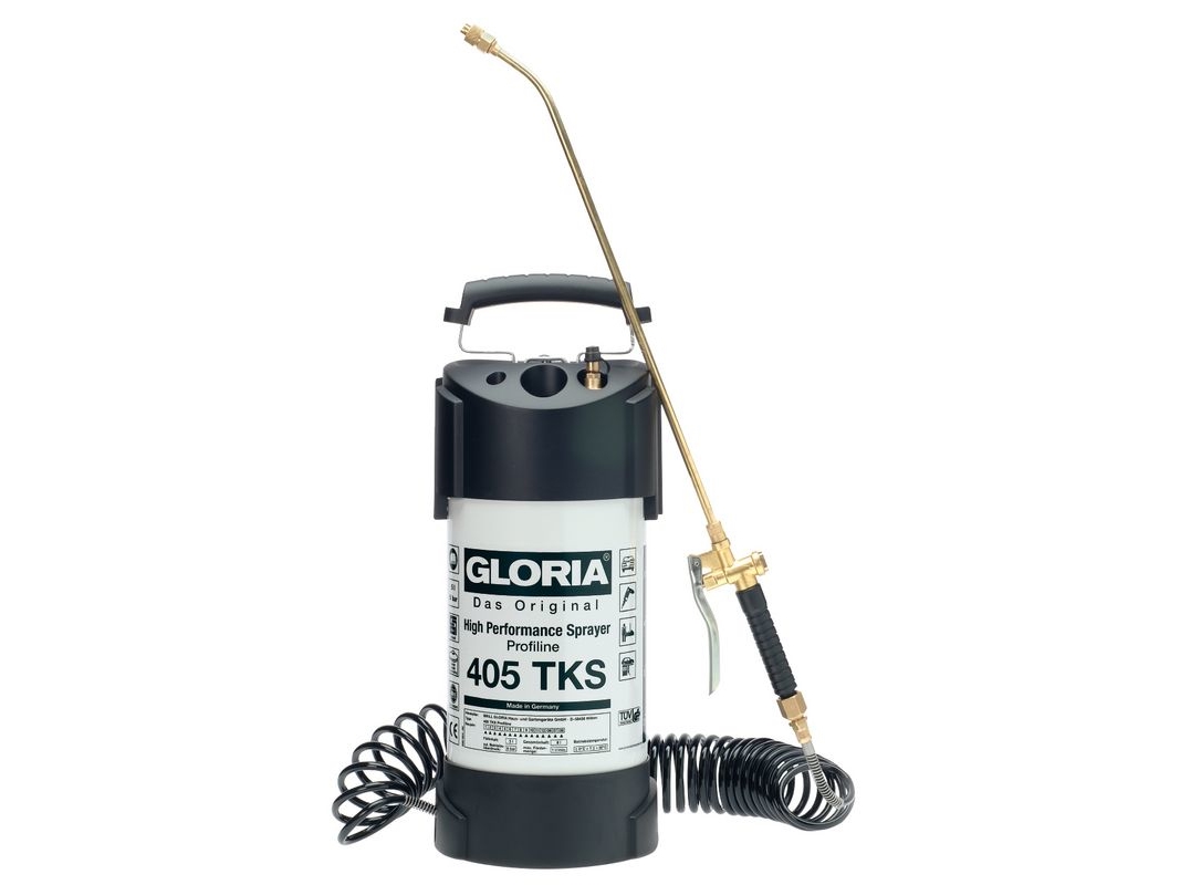 GLORIA 405 TKS Profiline, Svart, Vit, 5 l, Plast, 1 styck, 8 l, 6 Bar | Trädgården - Bevattning av trädgårdar - Annan utrustning | GameStuff