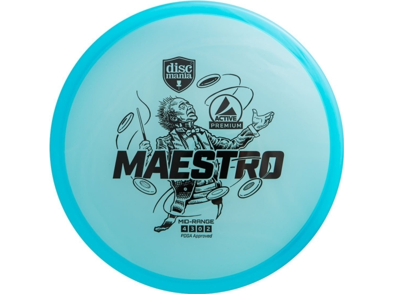 Discgolf Discmania Midrange Driver Maestro Active Premium Blue 4/3/0/2