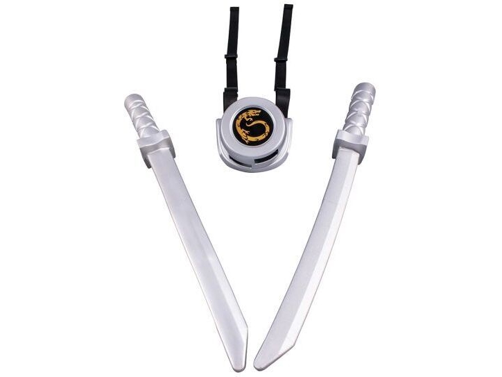 Lego Ninjago Sword Set With Back Attachment Silver