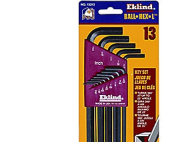 Stiftnøglesæt lang .050-3/8 - Bondhus blx13 13 nøgler i holder tommemål