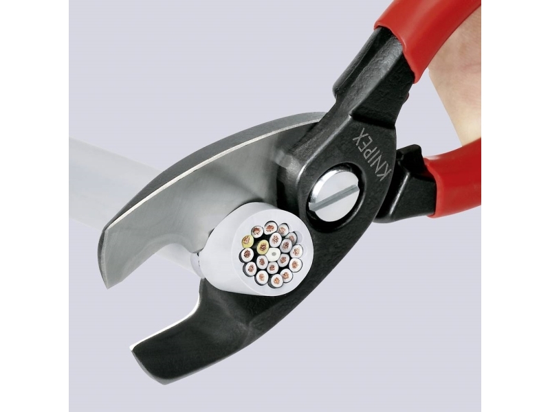 Knipex 95 11 200, Sideskærende Tænger, 2 Cm, Stål, Plast, Rød, 200 Mm
