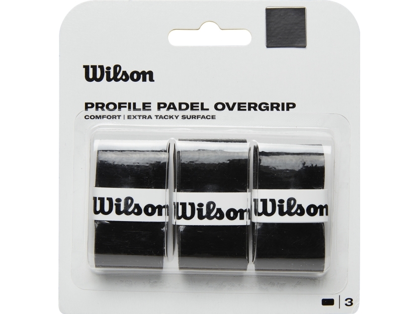 Wilson Profile Padel Overgrip, 3 Stk., Sort