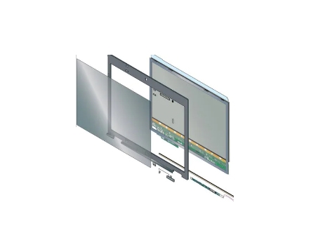 3M Alcf-P-Kit-Matte, Rahmenloser Blickschutzfilter, Matt, Privatsphäre
