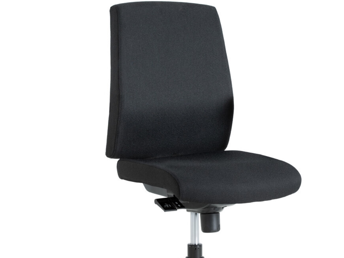 Toplux Comfo One office chair, black | Ergonomi - Kontorsmöbler - Kontorsstolar | GameStuff