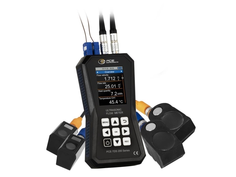 Pce Instruments Ultralydssensor Pce-Tds 200+ Sm Driftsspænding (Område): 5 V Måleområde: 0 - 32 M/S 1 Stk