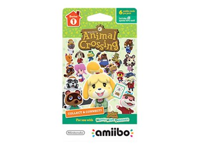 Nintendo Amiibo Carte Animal Crossing Serie 1, 3 Pc(S), Box, Japan, 3 G, 68 Mm, 1 Mm